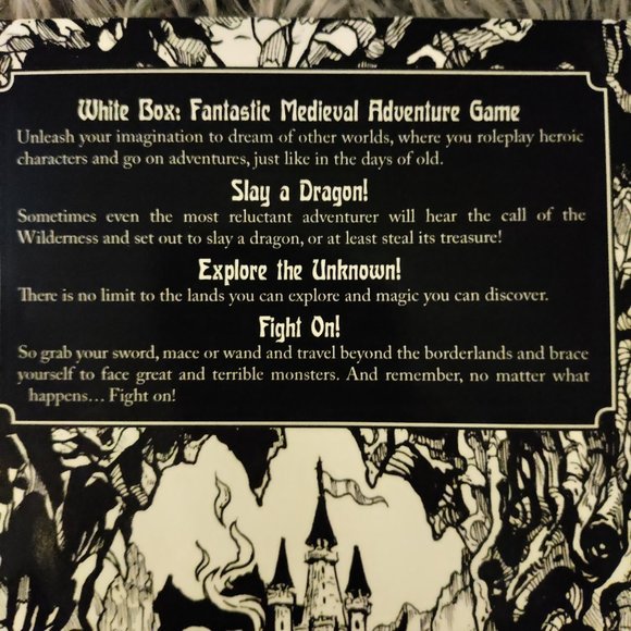 White Box: Fantastic Medieval Adventure Game Paperback - Picture 3 of 7